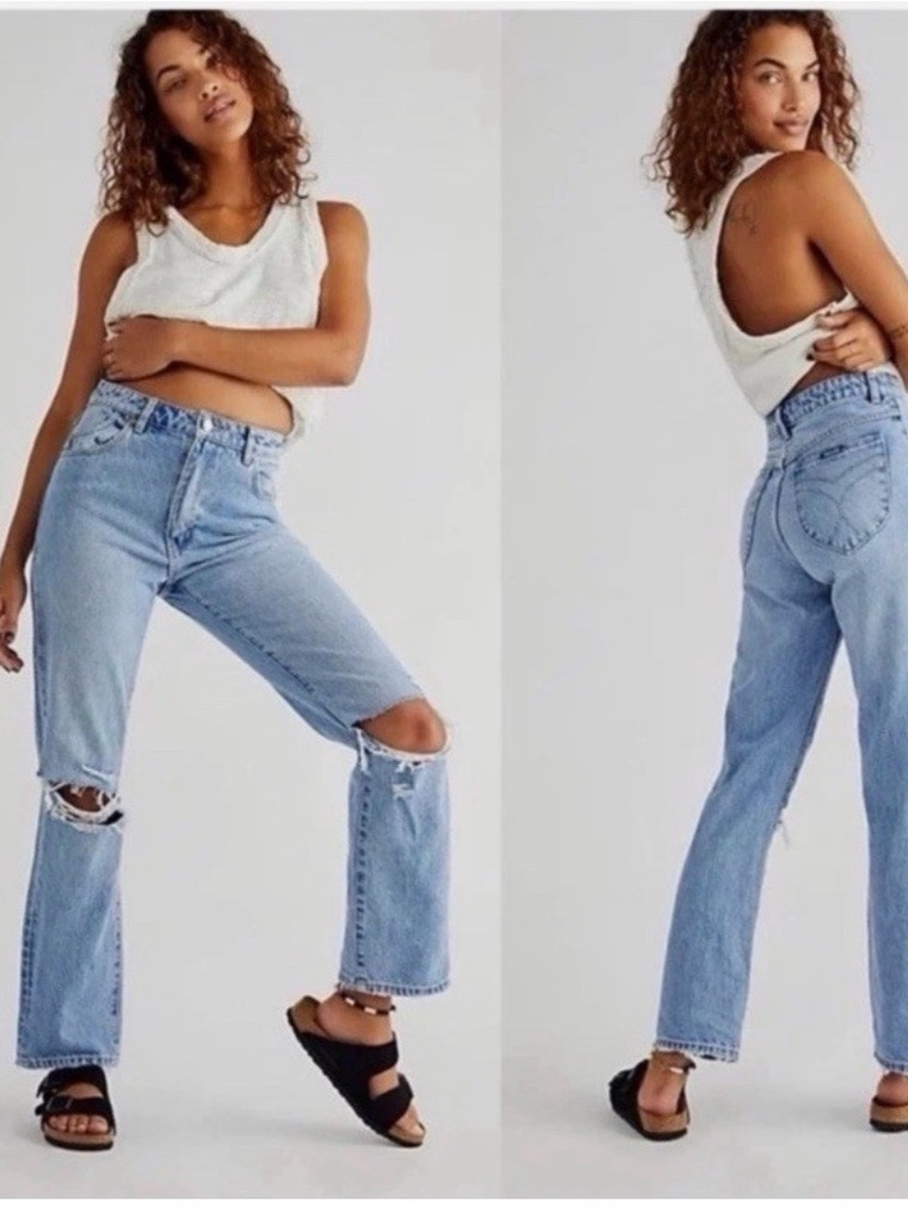 Classic Straight High Rise Regular Fit in Color G’Day Mate | ROLLA’S